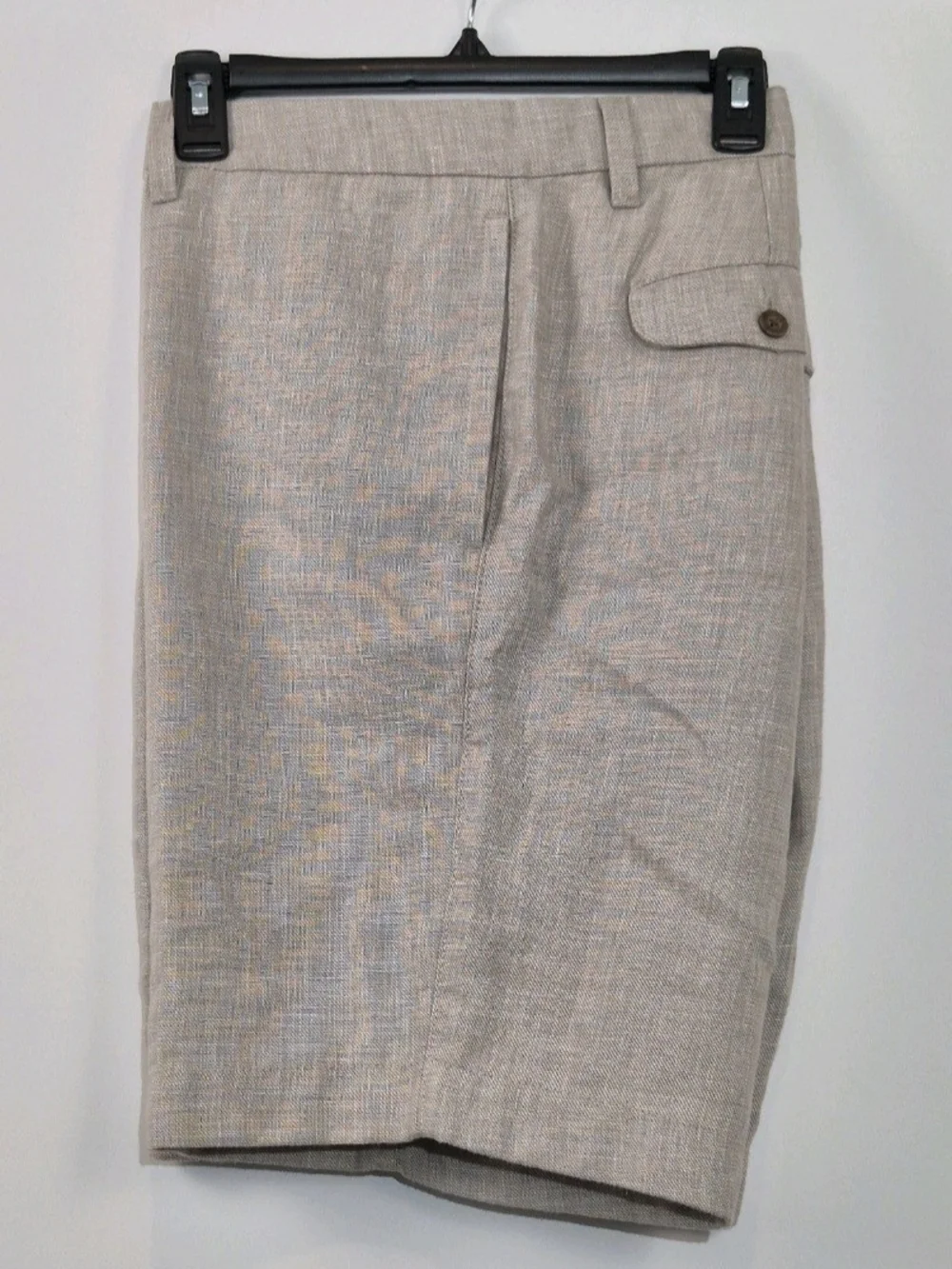 Caribbean Shorts Men's Size 42 Linen Cotton Blend Tan NWT